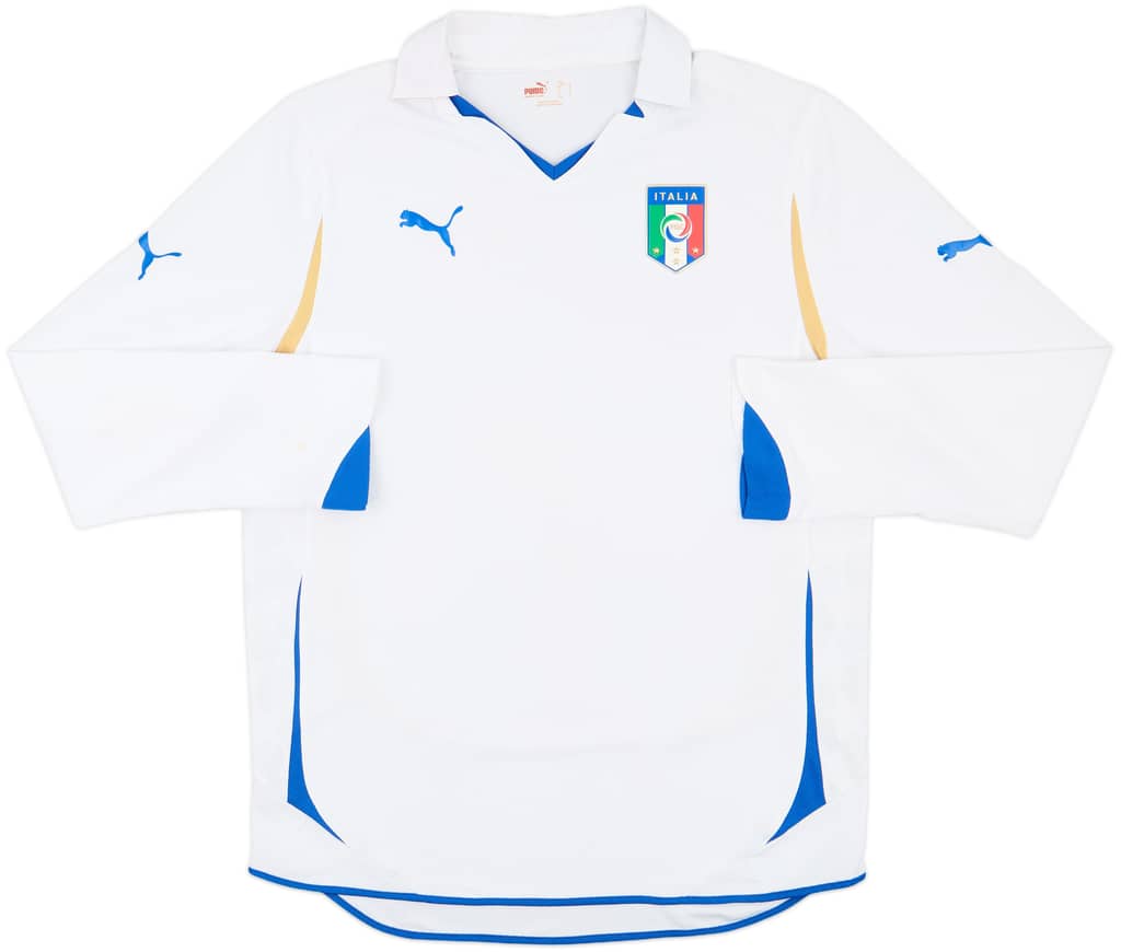 2010-12 Italy Away L/S Shirt - 9/10 - (L)