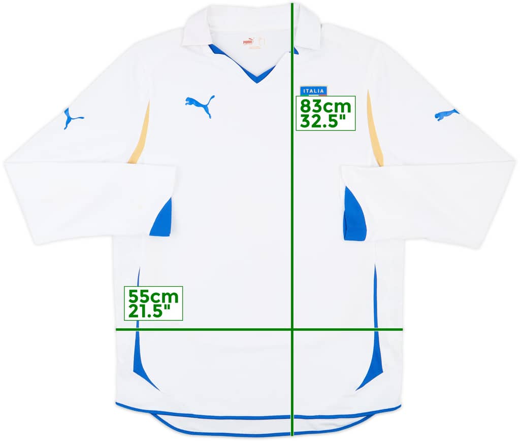 2010-12 Italy Away L/S Shirt - 9/10 - (L)