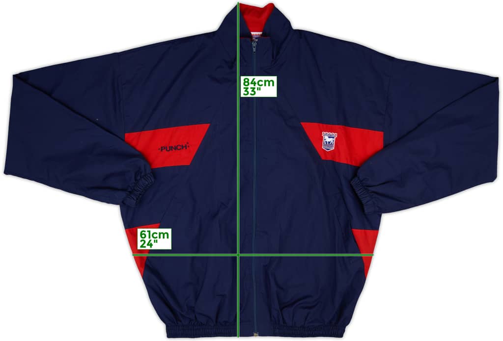 1997-99 Ipswich Punch Track Jacket - 9/10 - (XXL)