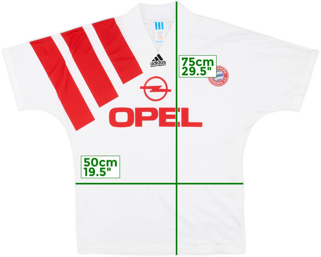 1991-93 Bayern Munich Away Shirt - 8/10 - (M/L)