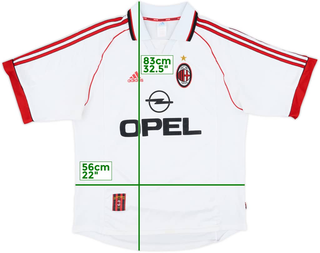 1998-99 AC Milan Away Shirt - 7/10 - (L)