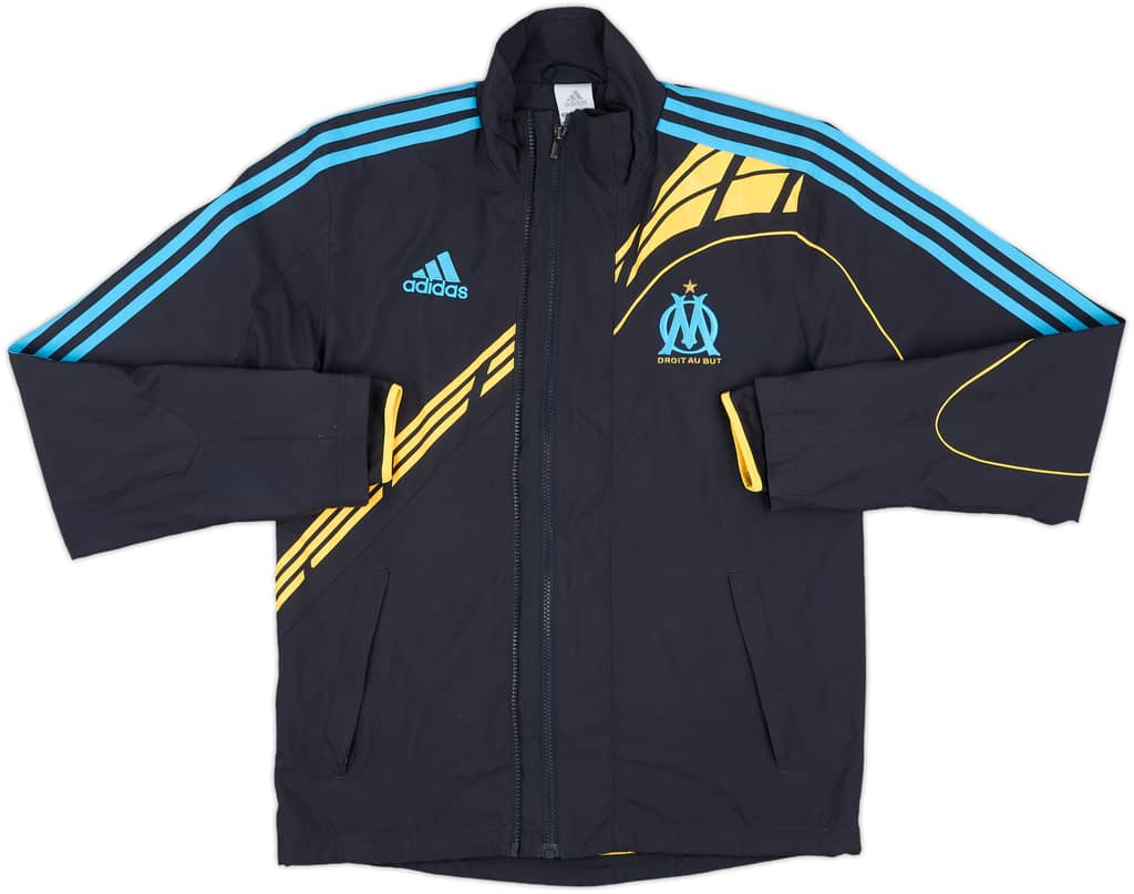2009-10 Olympique Marseille adidas Track Jacket - 8/10 - (S)