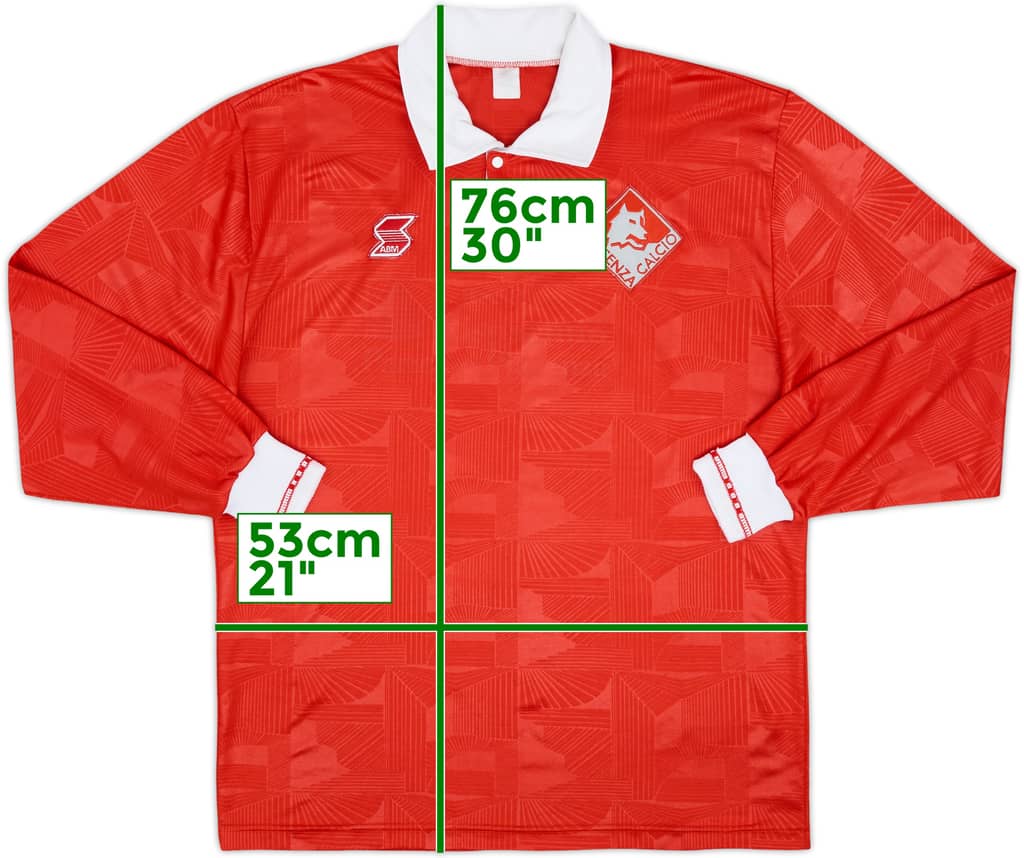 1995-96 Piacenza Home L/S Shirt - 8/10 - (L)