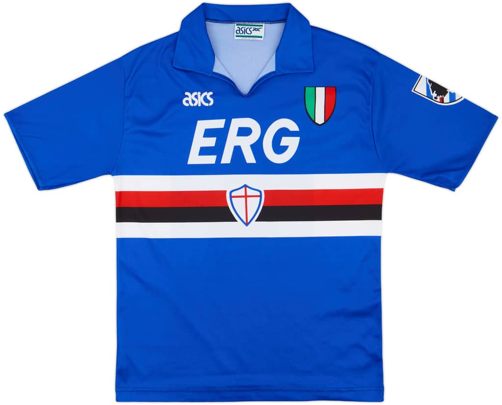 1991-92 Sampdoria Home Shirt - 8/10 - (M)