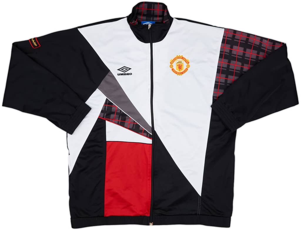 1996-97 Manchester United Umbro Track Jacket - 9/10 - (XL)