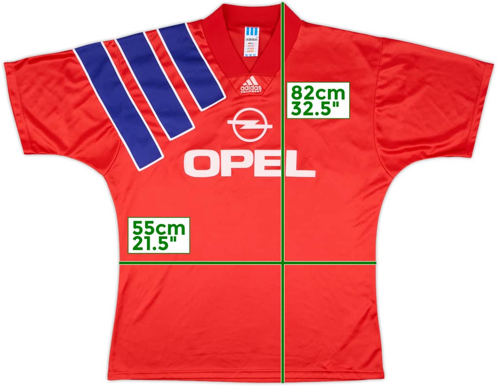 1991-93 Bayern Munich Home Shirt - 8/10 - (XL)