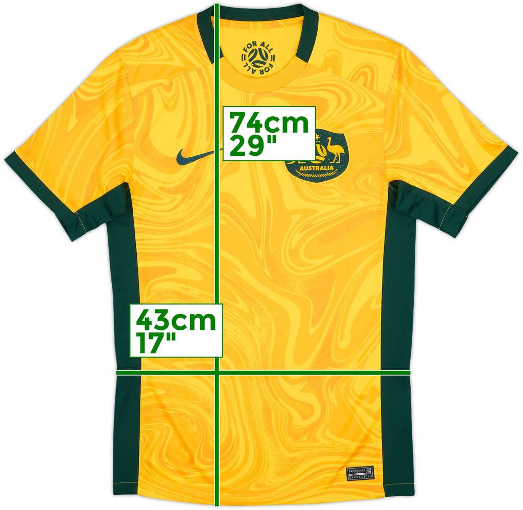 2023-24 Australia Women Home Shirt - 10/10 - (Men's S)