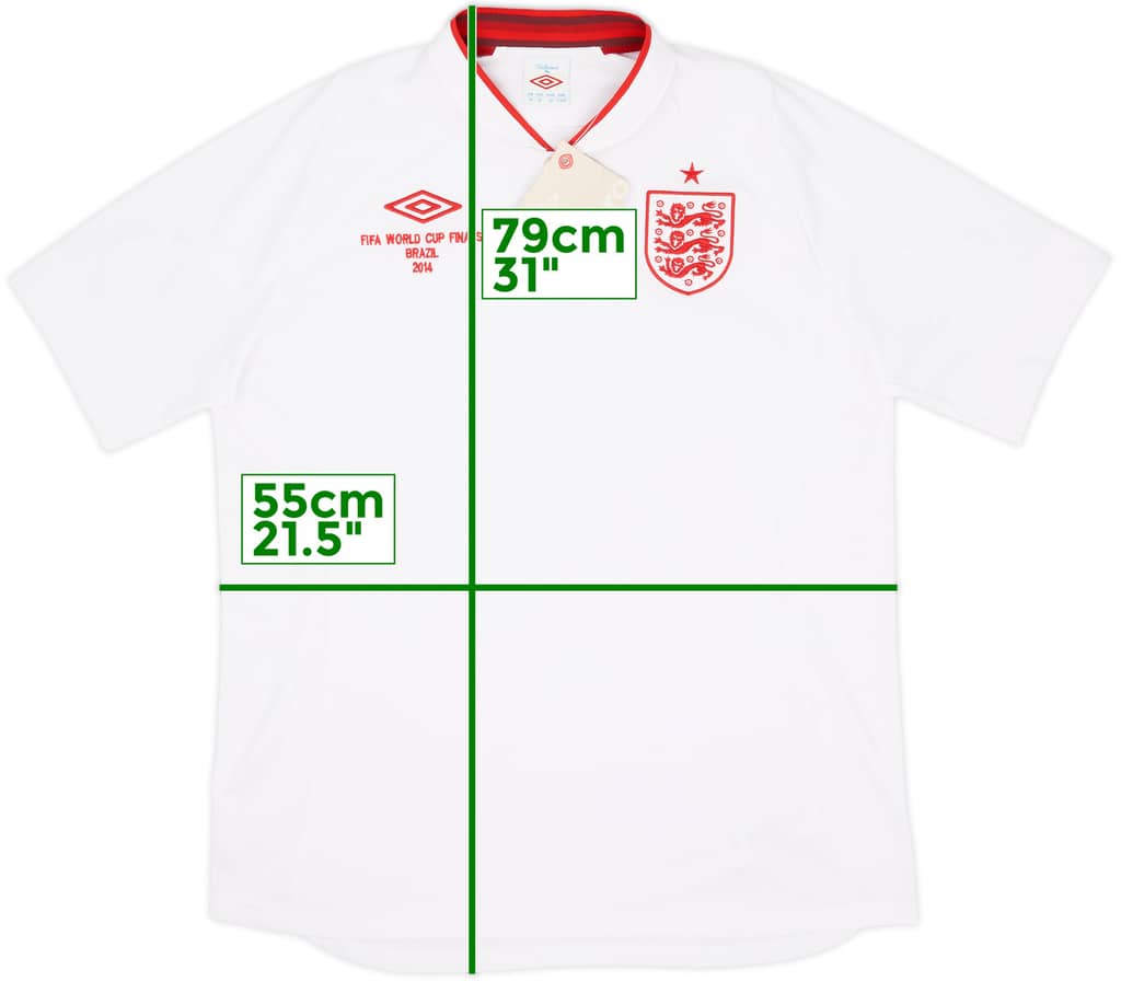 2012-13 England 'World Cup' Home Shirt (XL)