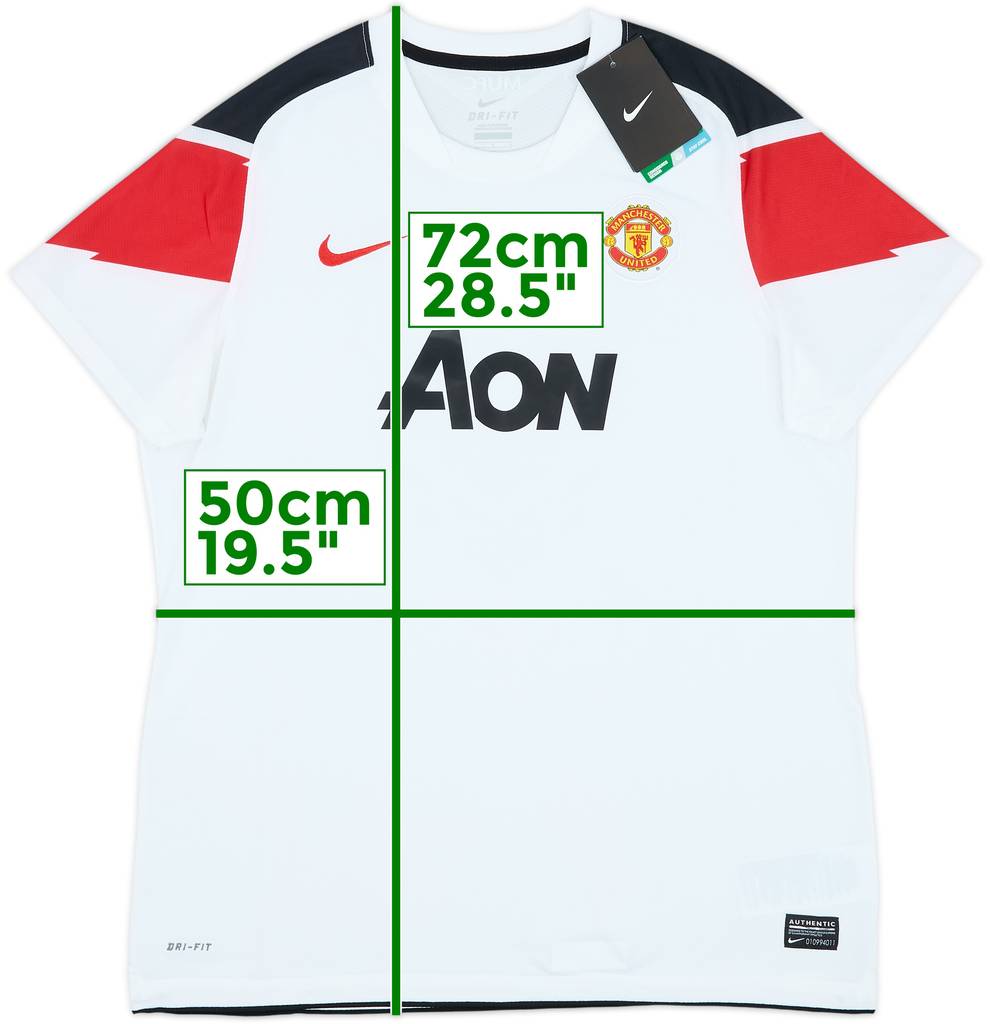 2010-12 Manchester United Away Shirt (Women's L)