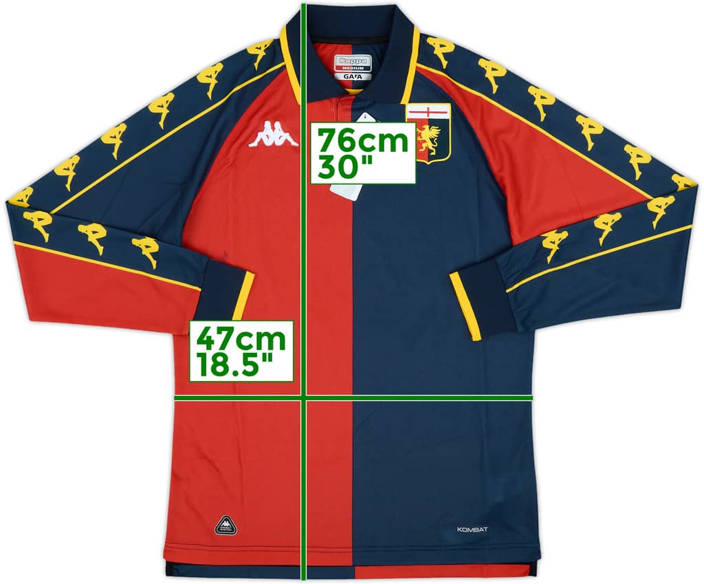 1999-00 Genoa Kappa Reissue Home L/S Shirt (M)