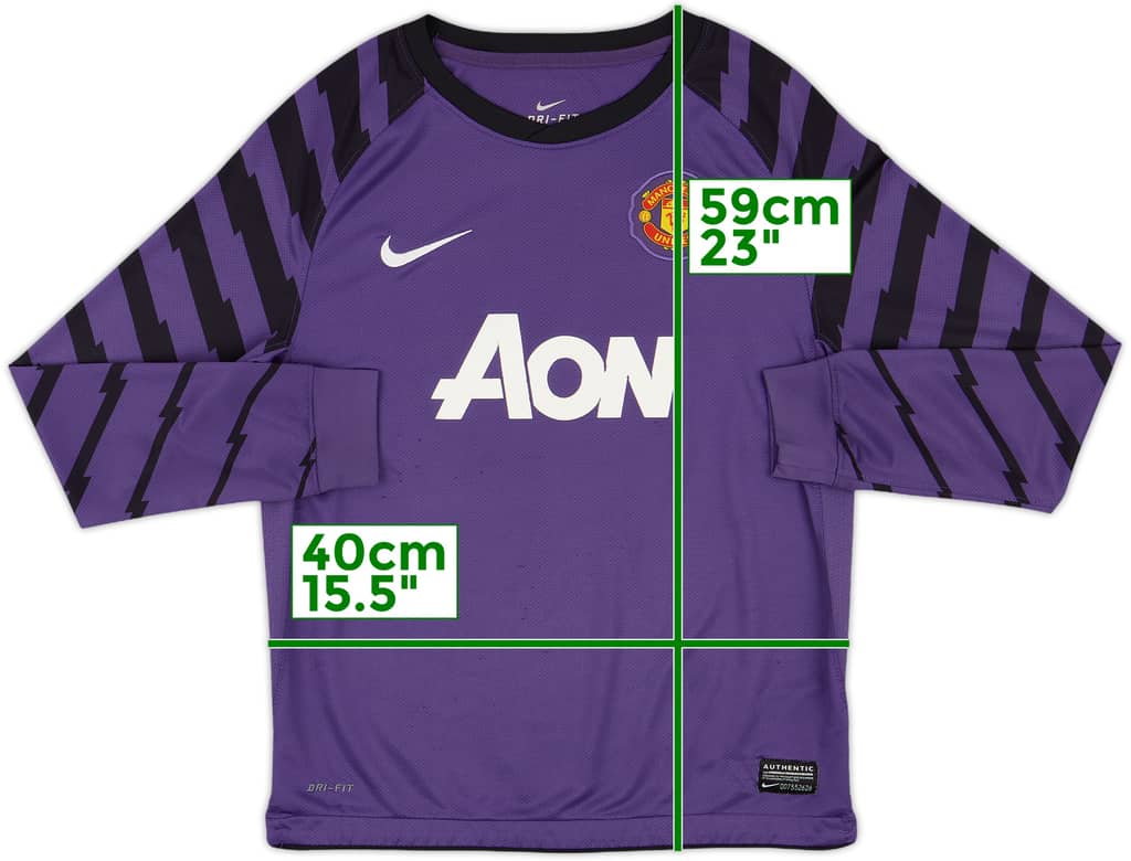 2010-11 Manchester United GK Shirt - 7/10 - (M.Boys)