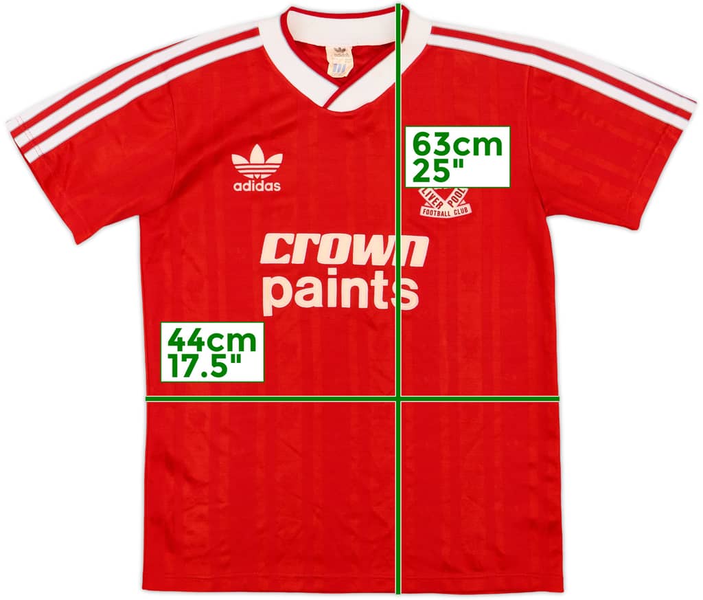 1987-88 Liverpool Home Shirt - 8/10 - (S)