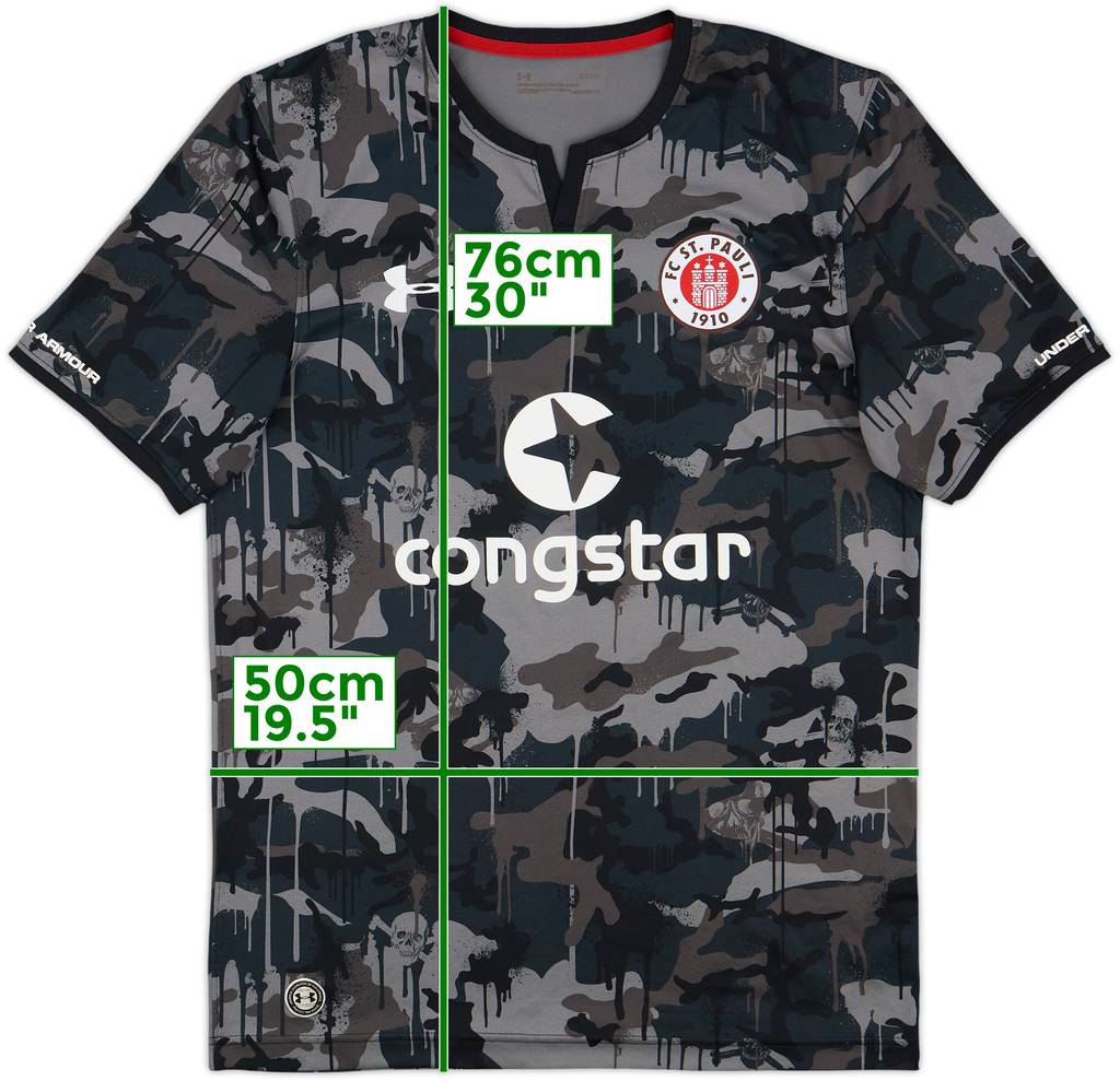 2017-18 St Pauli Third Shirt - 8/10 - (M)