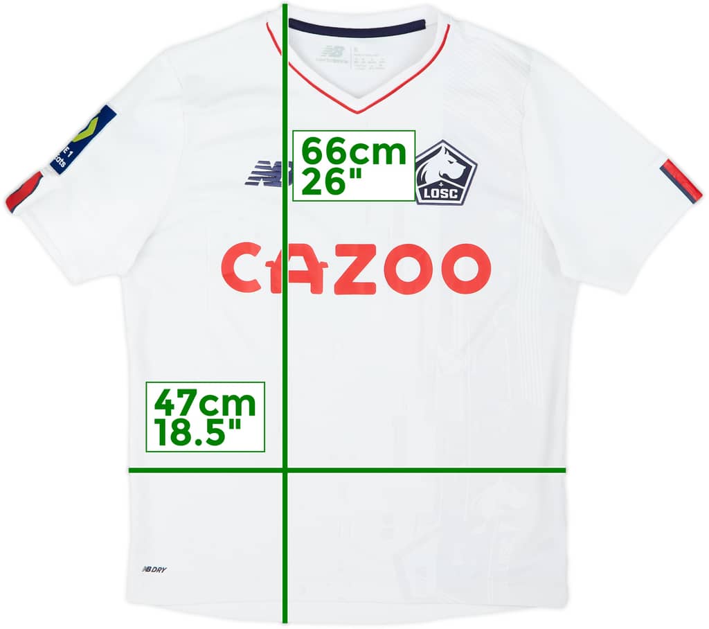 2022-23 Lille Away Shirt - 8/10 - (S)