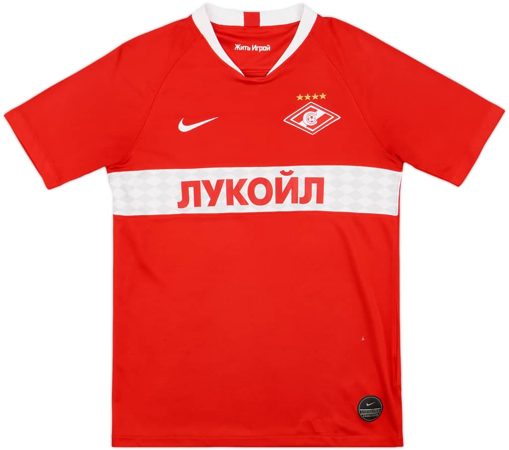2019-20 Spartak Moscow Home Shirt - 8/10 - (XL.Boys)