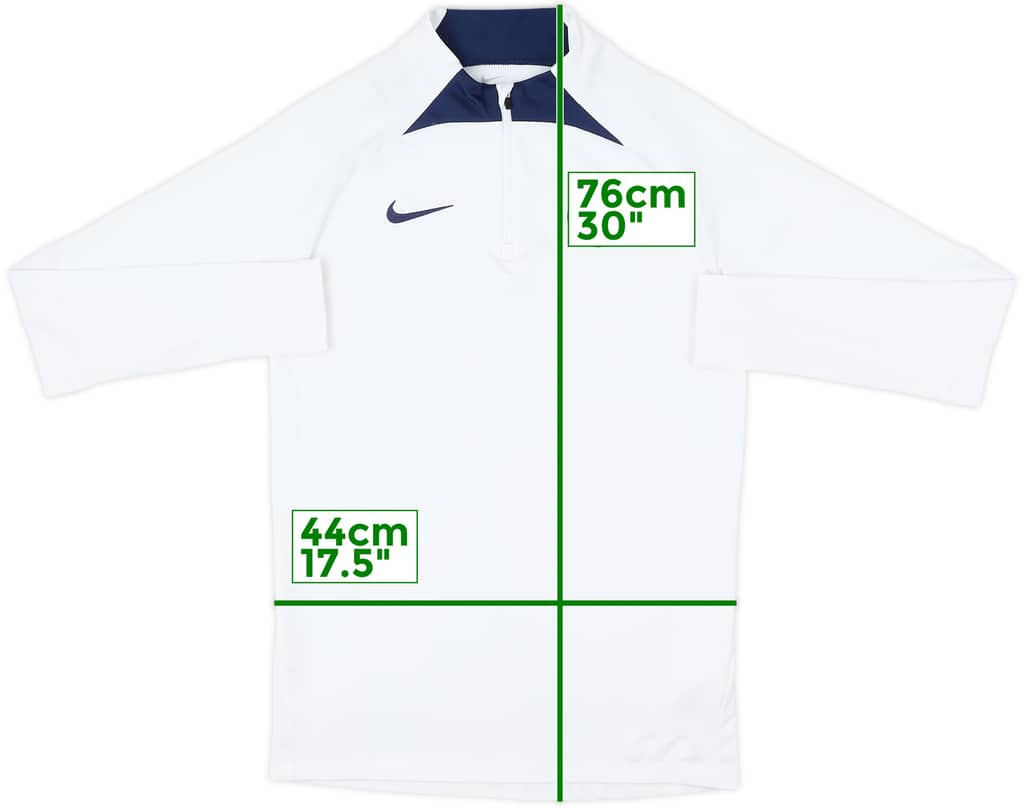 2022-23 Paris Saint-Germain Nike 1/4 Zip Drill Top - 9/10 - (S)