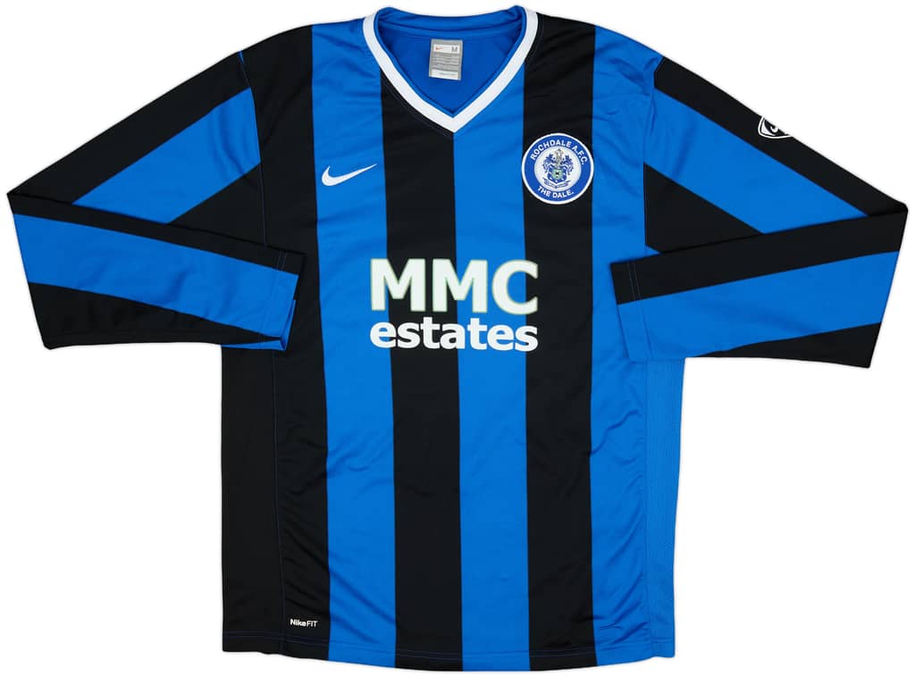 2008-09 Rochdale Home L/S Shirt - 8/10 - (M)