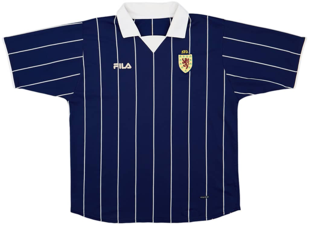 2002-03 Scotland Home Shirt - 8/10 - (XL)