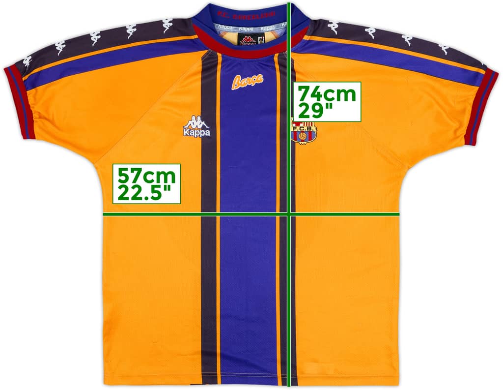 1997-98 Barcelona Away Shirt - 7/10 - (M)