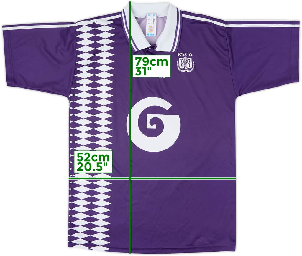 1995-96 Anderlecht Away Shirt - 8/10 - (L)