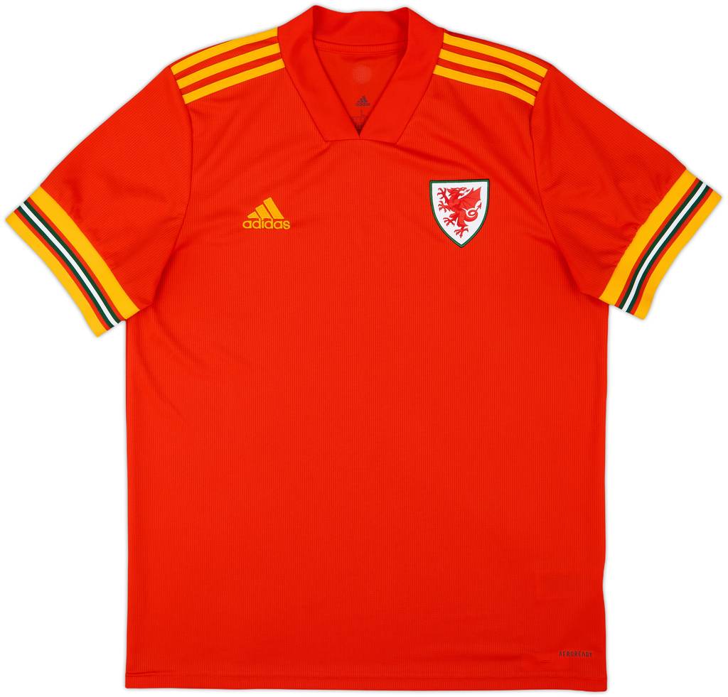 2020-21 Wales Home Shirt - 10/10 - (L)