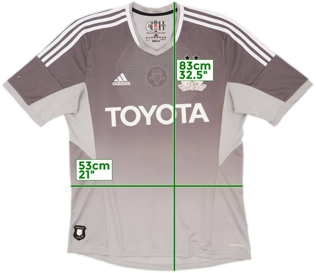 2013-14 Besiktas '110 yil' Formotion Third Shirt - 4/10 - (XL)