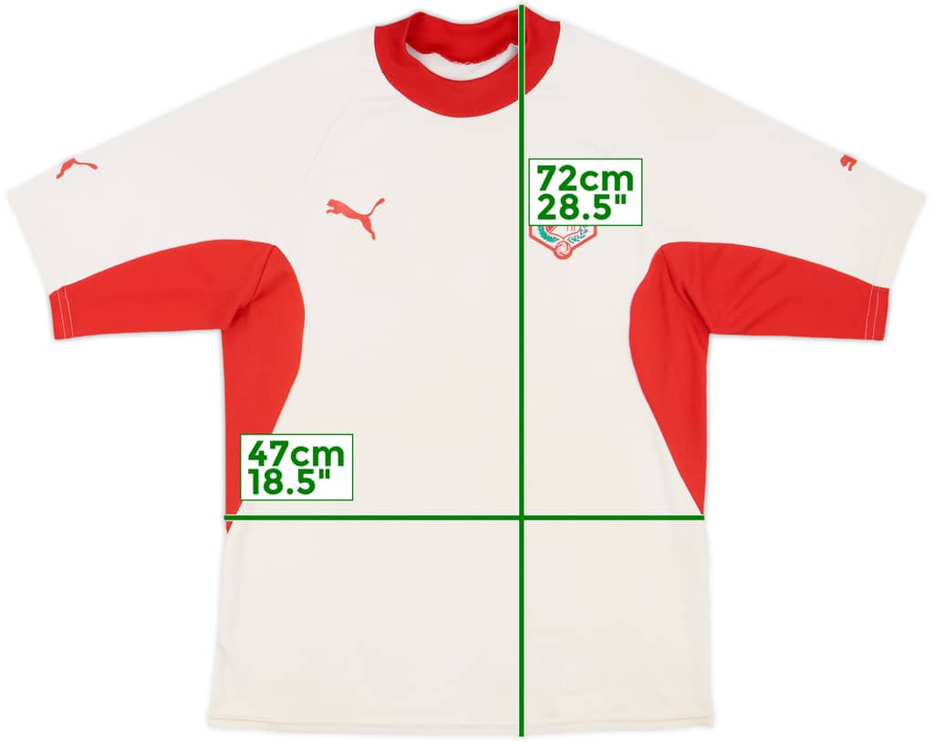 2002-04 Tunisia Basic Home Shirt - 6/10 - (M)