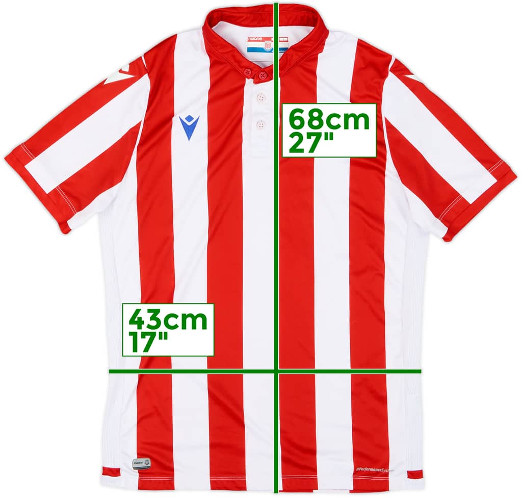 2019-20 Stoke City Home Shirt - 8/10 - (XL.Boys)