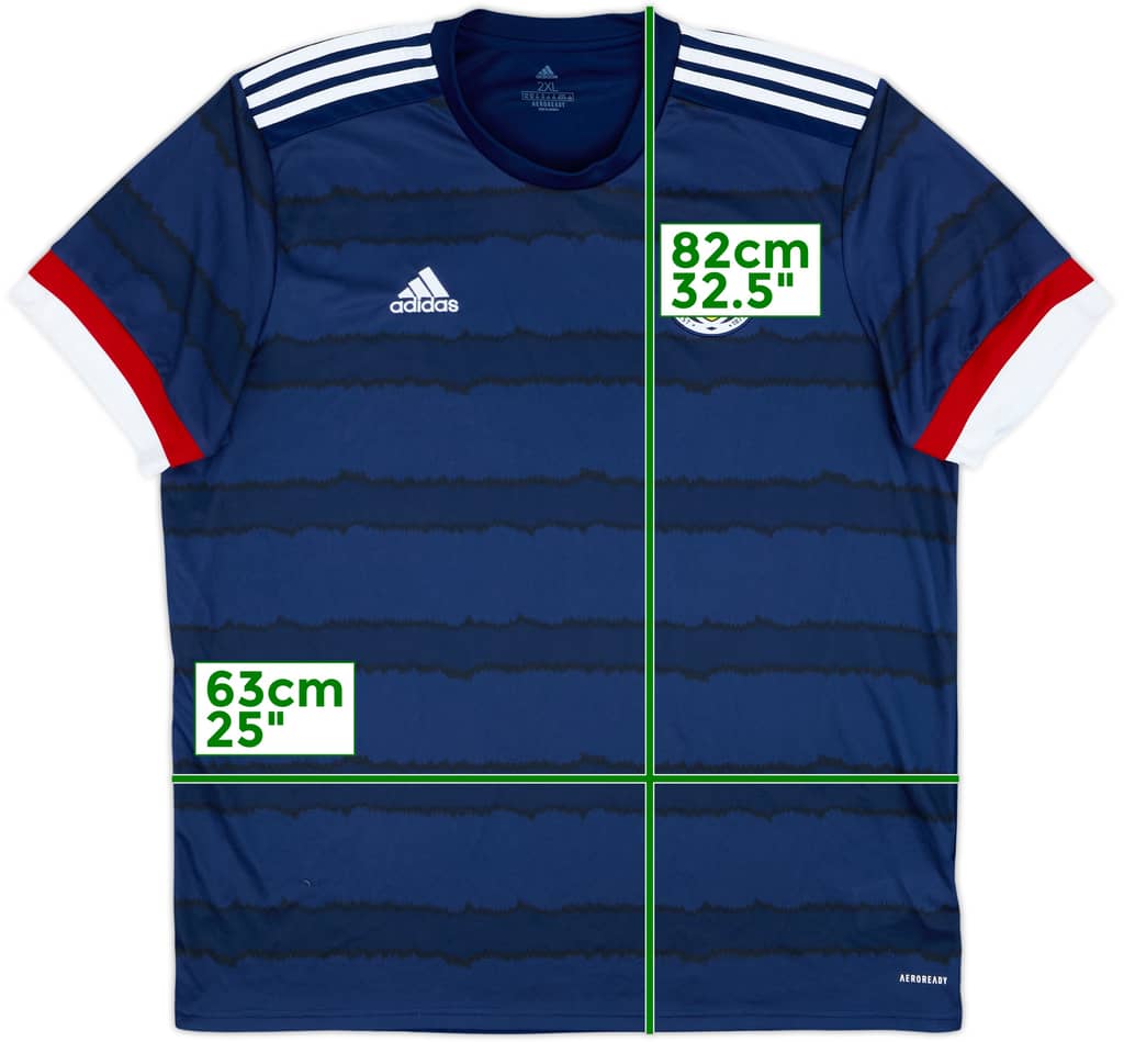 2020-22 Scotland Home Shirt - 8/10 - (XXL)