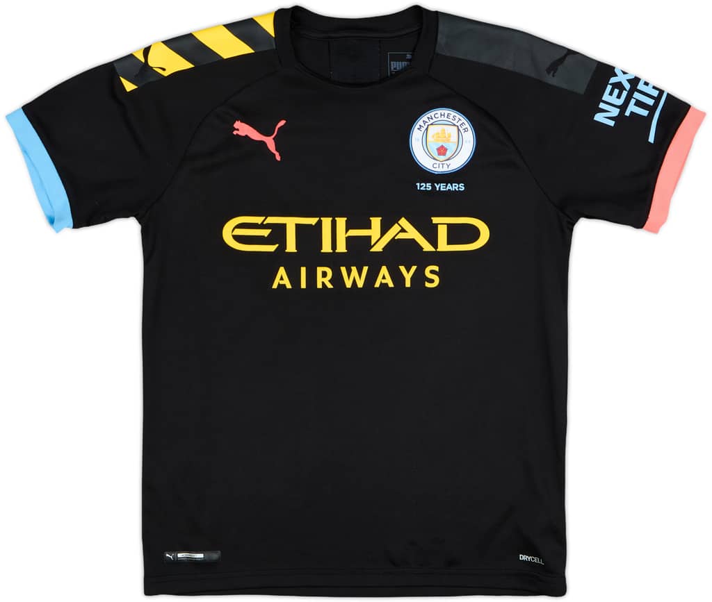 2019-20 Manchester City Away Shirt - 9/10 - (L.Boys)
