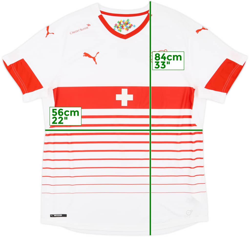 2016-17 Switzerland Away Shirt - 6/10 - (XL)