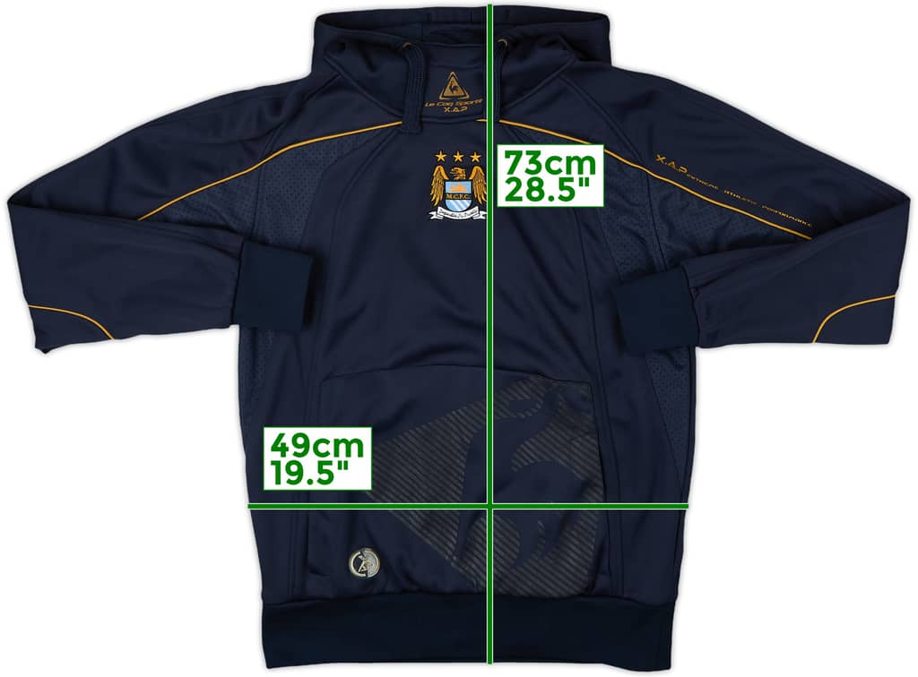 2007-09 Manchester City Le Coq Sportif Hoodie - 10/10 - (S)