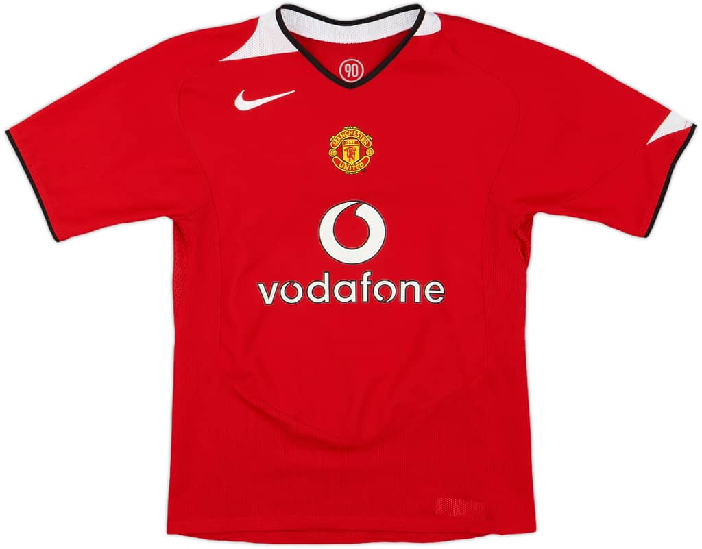 2004-06 Manchester United Home Shirt - 7/10 - (M.Boys)