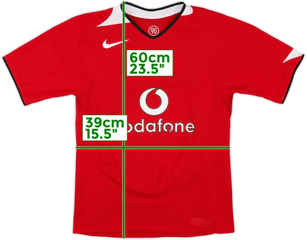 2004-06 Manchester United Home Shirt - 7/10 - (M.Boys)