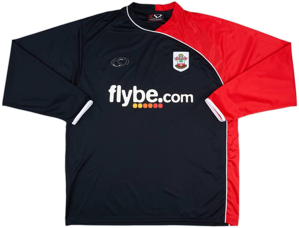 2006-07 Southampton Away L/S Shirt - 5/10 - (XL)