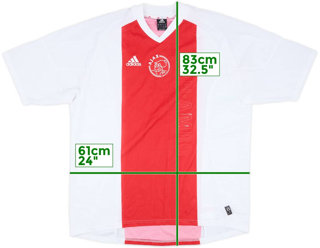 2001-02 Ajax Home Shirt - 4/10 - (XL)