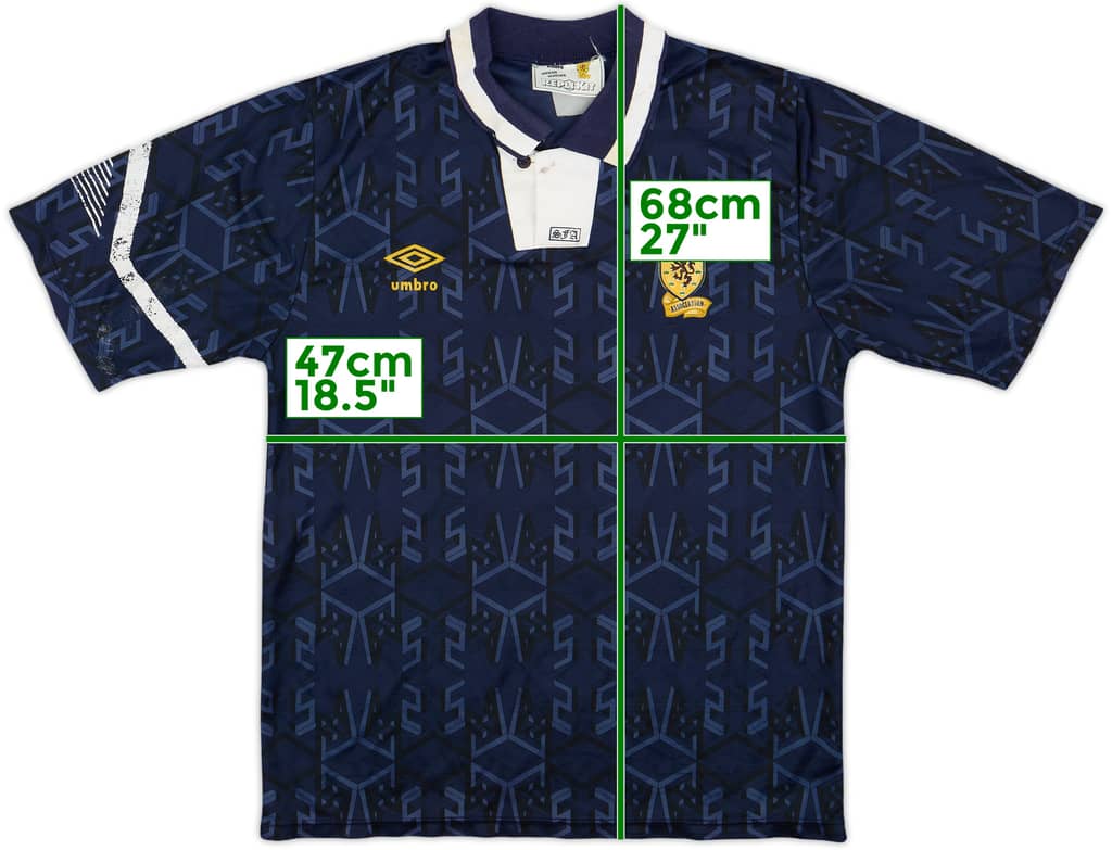 1991-94 Scotland Home Shirt - 6/10 - (S)
