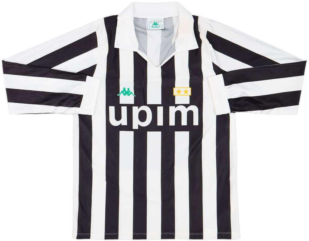 1991-92 Juventus Basic Home L/S Shirt - 8/10 - (L)