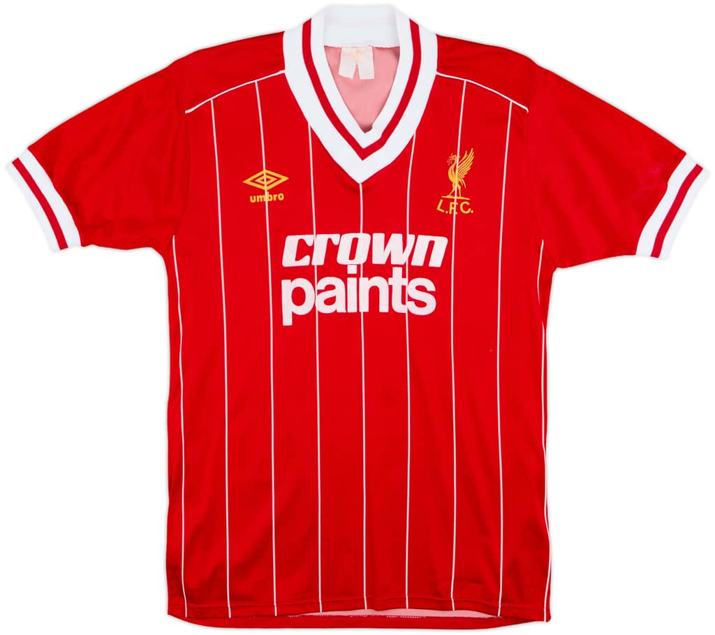 1982-85 Liverpool Home Shirt - 8/10 - (S)