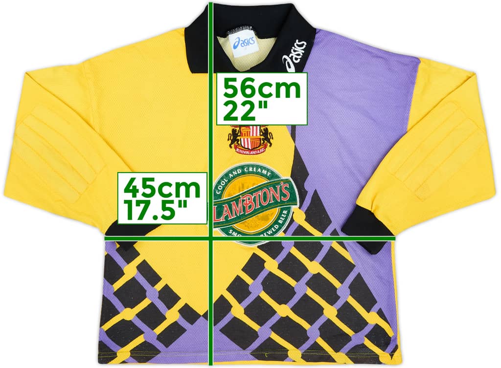 1997-98 Sunderland GK Shirt - 8/10 - (L.Boys)