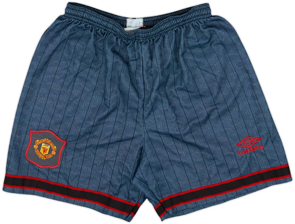 1995-96 Manchester United Away Shorts - 8/10 - (M)