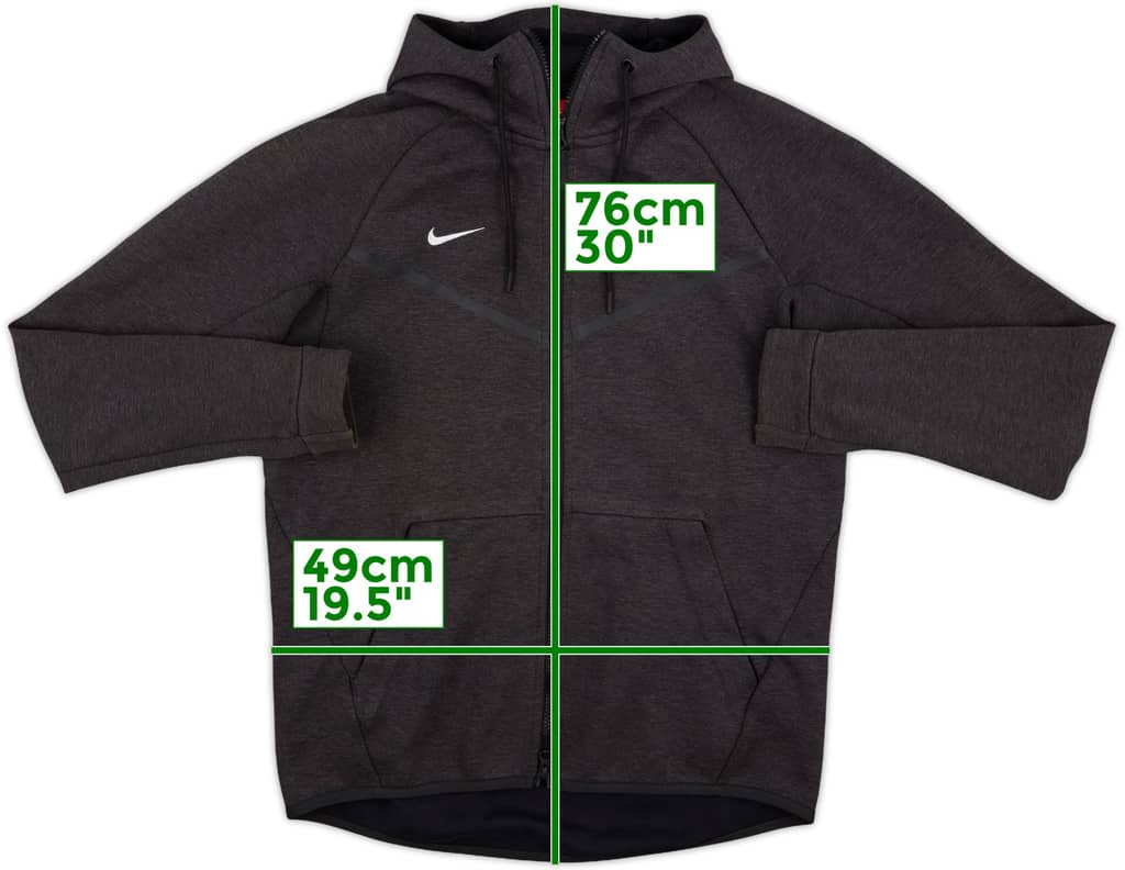 2017-18 Paris Saint-Germain Nike Zipped Hooded Sweat Top - 9/10 - (M)
