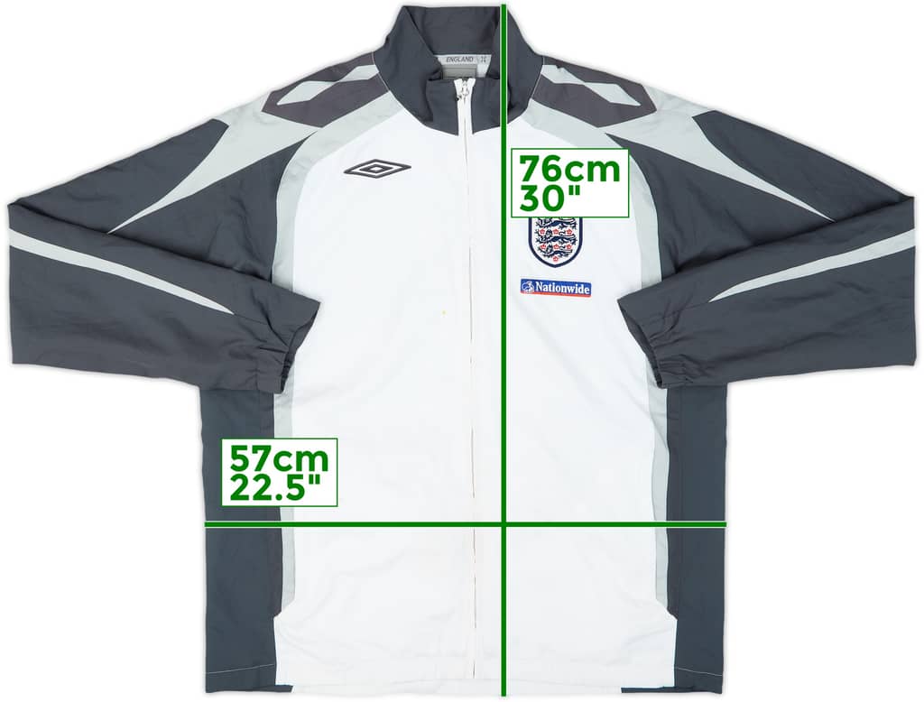 2007-09 England Umbro Track Jacket - 7/10 - (L)