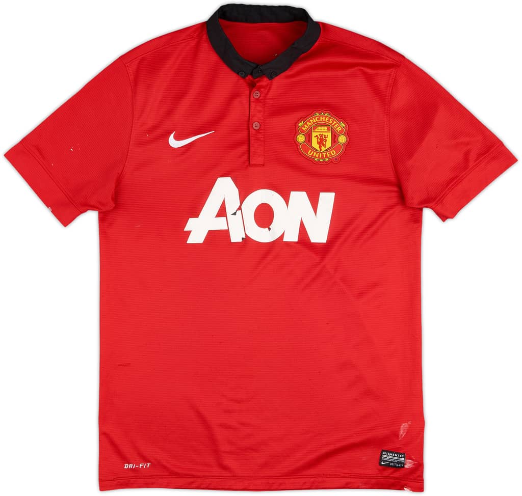 2013-14 Manchester United Home Shirt - 4/10 - (M)