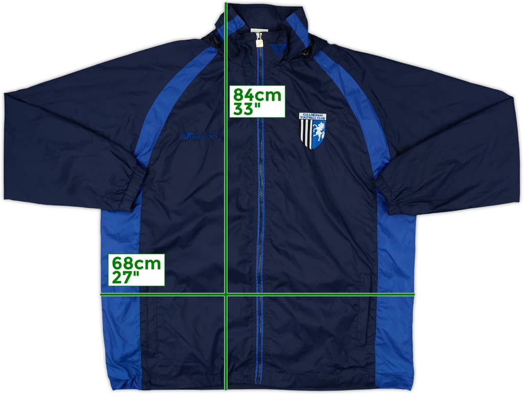 2007-09 Gillingham Vandanel Hooded Rain Jacket - 8/10 - (XL)