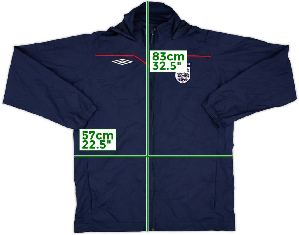2008-10 England Umbro Track Jacket - 7/10 - (L)