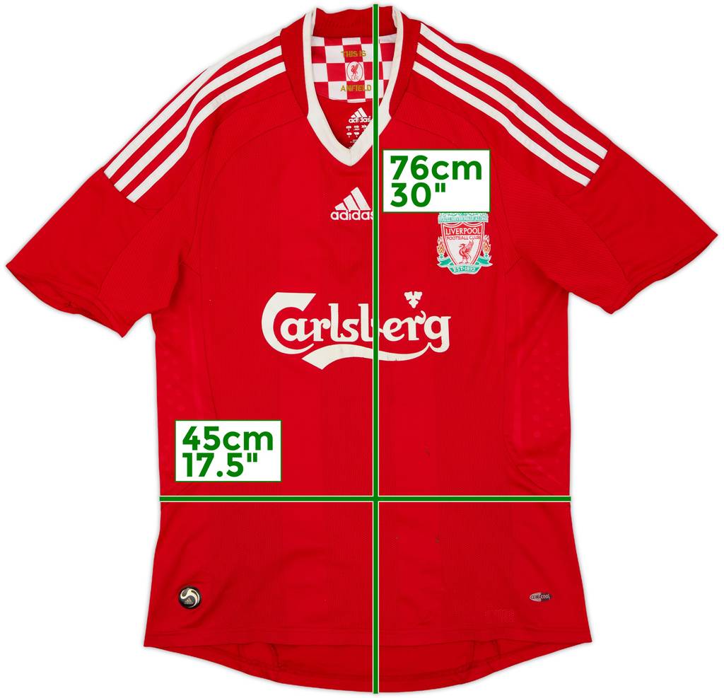 2008-10 Liverpool Home Shirt - 5/10 - (S)