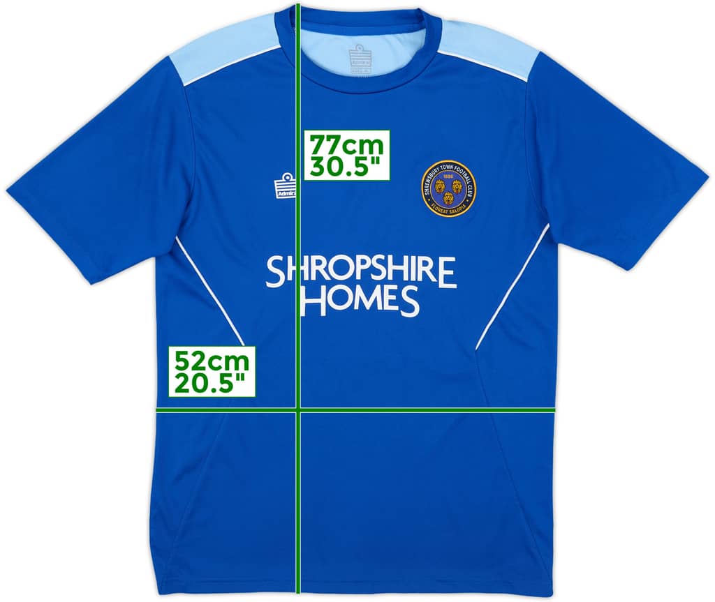 2019-20 Shrewsbury Town Admiral Training Shirt - 9/10 - (M)