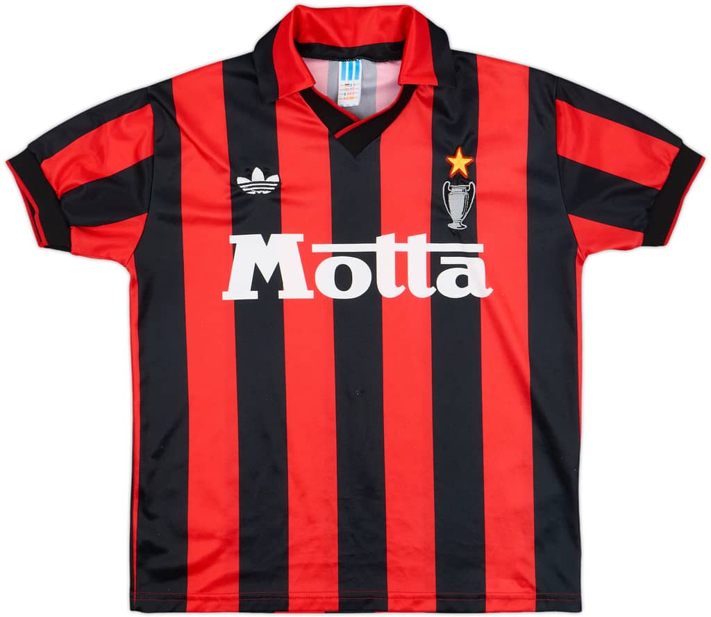 1992-93 AC Milan Home Shirt - 8/10 - (S.Boys)