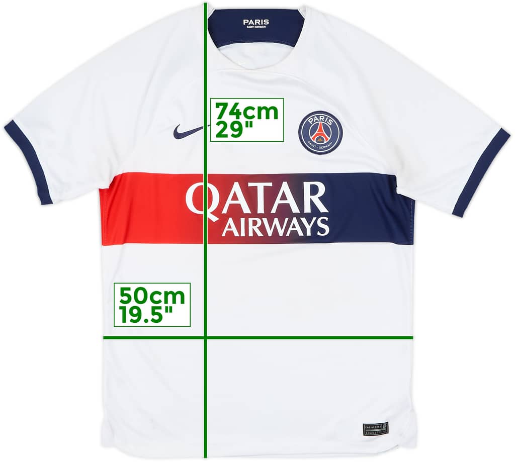 2023-24 Paris Saint-Germain Away Shirt - 6/10 - (M)